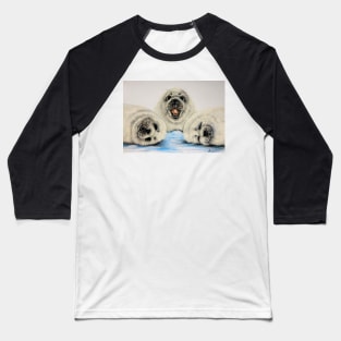 Three Cute Baby Seal Pups Baseball T-Shirt